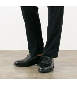 SANDERS Leather Shoes & Boots^/ Cap Toe Oxford Leather Shoes - Exclusive Model black