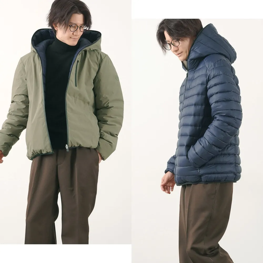 SAVE THE DUCK Jackets^/ Ezra Synthetic Down Reversible Hooded Jacket