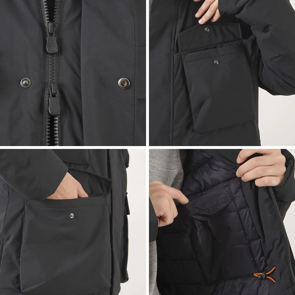 SAVE THE DUCK Down Wear^/ Halim Synthetic Down M-65 Type Jacket black