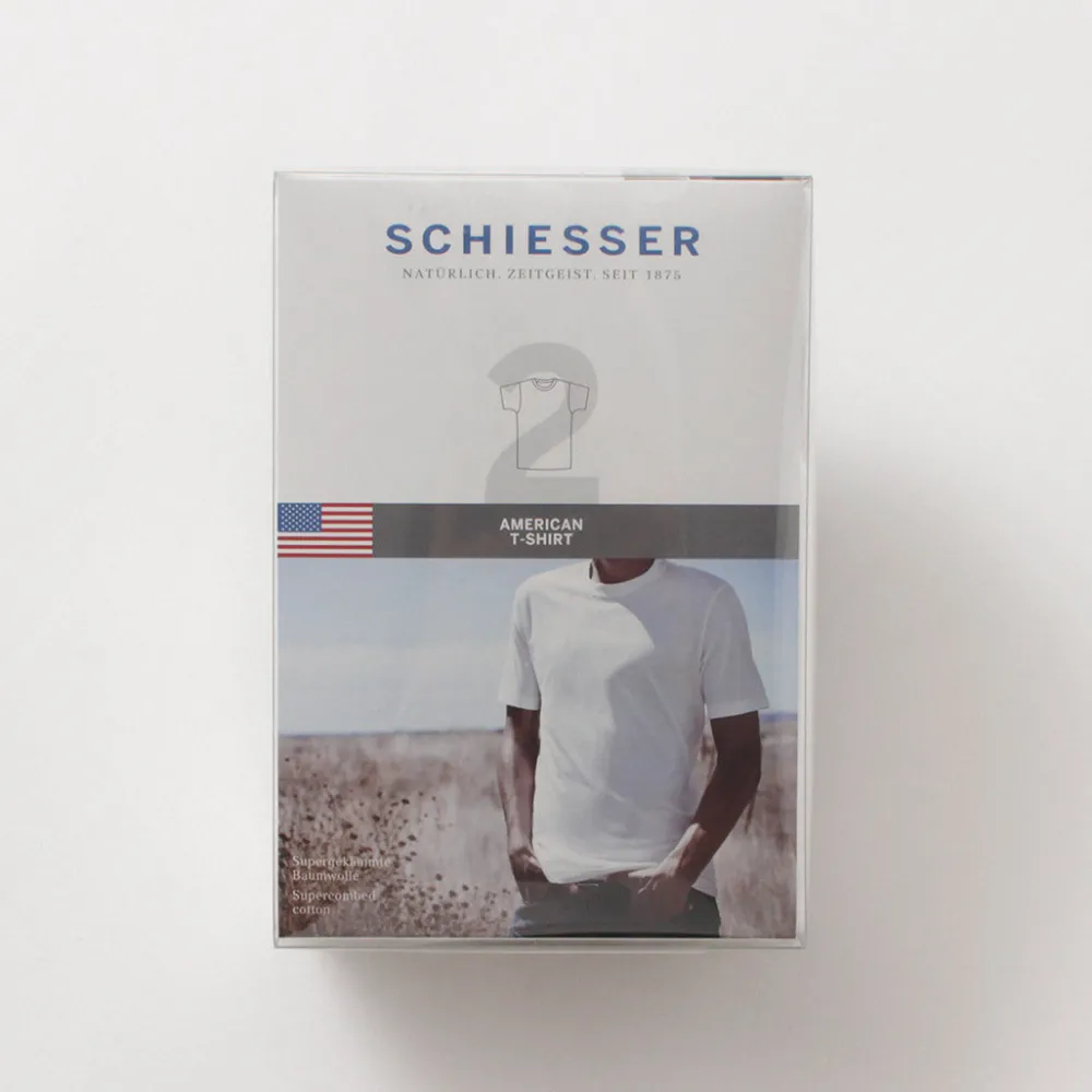 SCHIESSER T-Shirts^/ American Crew Neck 2 Pack T-Shirt