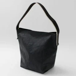 SENTI Shoulder Bags^/ Dyneema Leather Box Type Shoulder Bag black