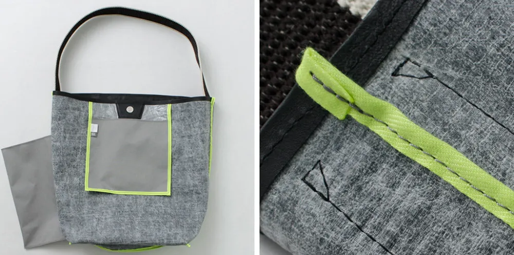 SENTI Shoulder Bags^/ Dyneema Leather Box Type Shoulder Bag black