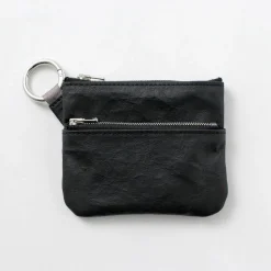 SENTI Other Bags^/ Dyneema Leather Double Zipper Pouch