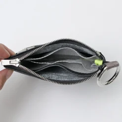 SENTI Other Bags^/ Dyneema Leather Double Zipper Pouch