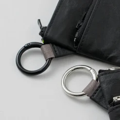SENTI Other Bags^/ Dyneema Leather Double Zipper Pouch