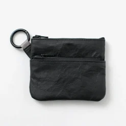 SENTI Other Bags^/ Dyneema Leather Double Zipper Pouch