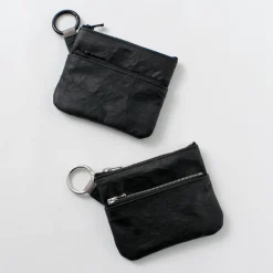 SENTI Other Bags^/ Dyneema Leather Double Zipper Pouch