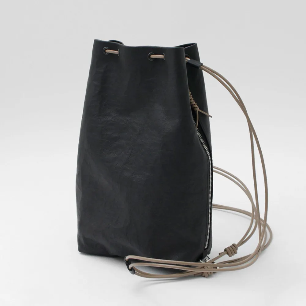 SENTI Shoulder Bags^/ Dyneema Leather Drawstring Bag L