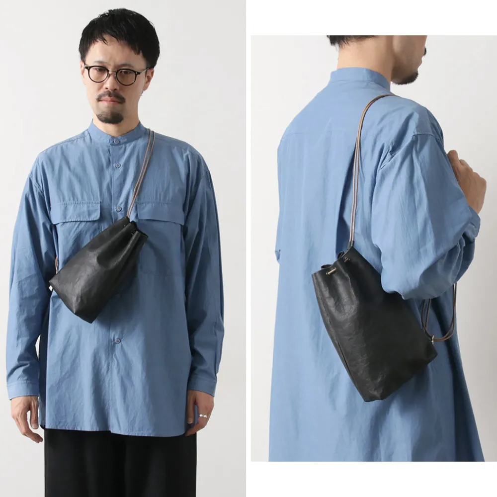SENTI Shoulder Bags^/ Dyneema Leather Drawstring Bag L