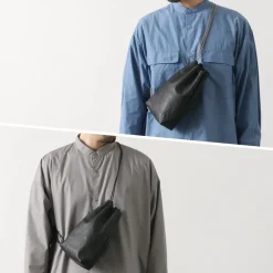 SENTI Shoulder Bags^/ Dyneema Leather Drawstring Bag L