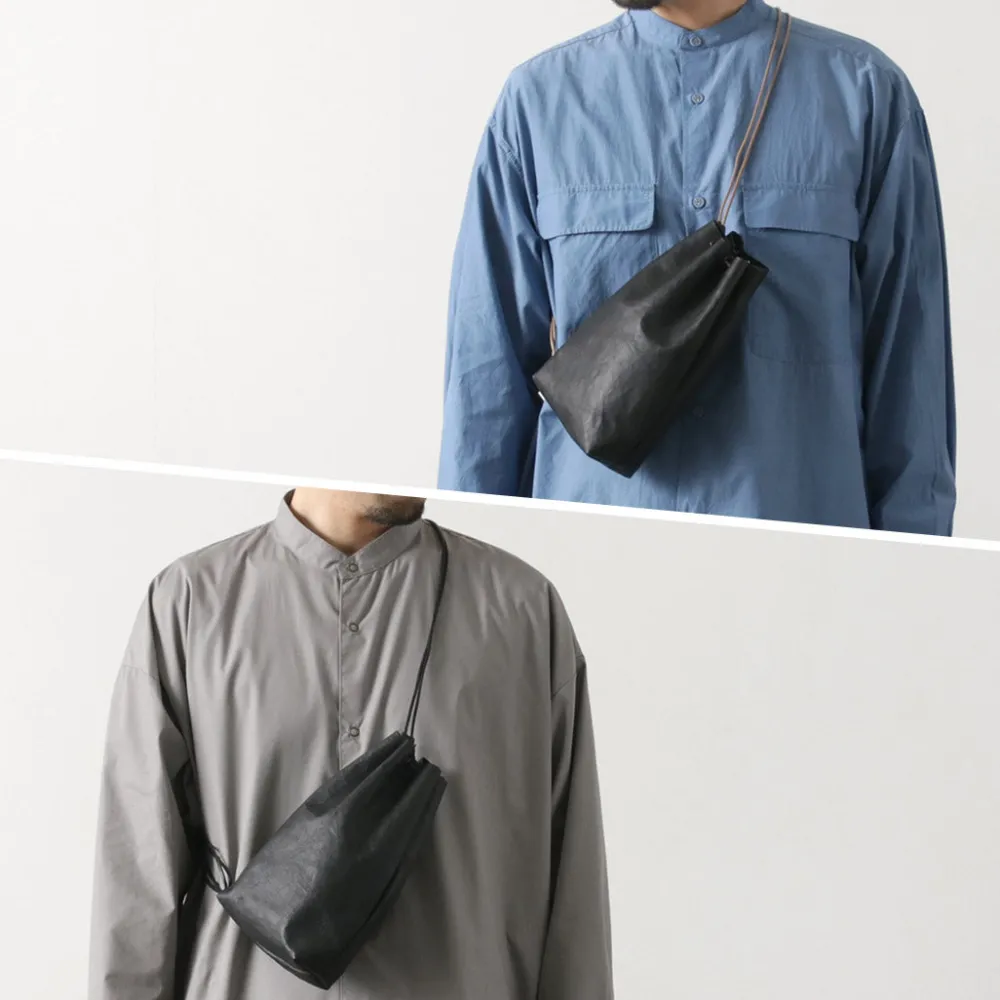 SENTI Shoulder Bags^/ Dyneema Leather Drawstring Bag L