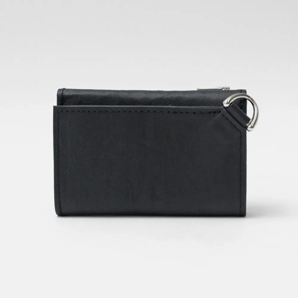 SENTI Wallets^/ Dyneema Leather Trifold Slim Wallet black