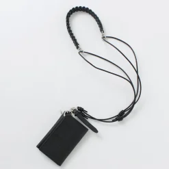 SENTI Wallets^/ Dyneema Leather Trifold Slim Wallet black