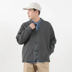 SI Cardigans^/ Moss Stitch Pigment Cardigan