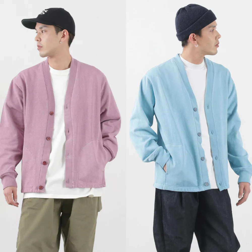 SI Cardigans^/ Moss Stitch Pigment Cardigan