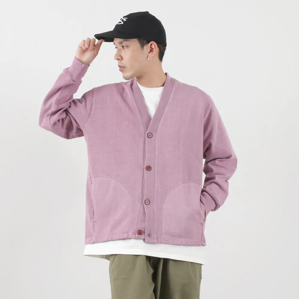 SI Cardigans^/ Moss Stitch Pigment Cardigan