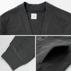 SI Cardigans^/ Moss Stitch Pigment Cardigan