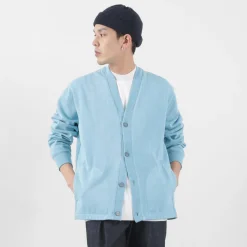 SI Cardigans^/ Moss Stitch Pigment Cardigan