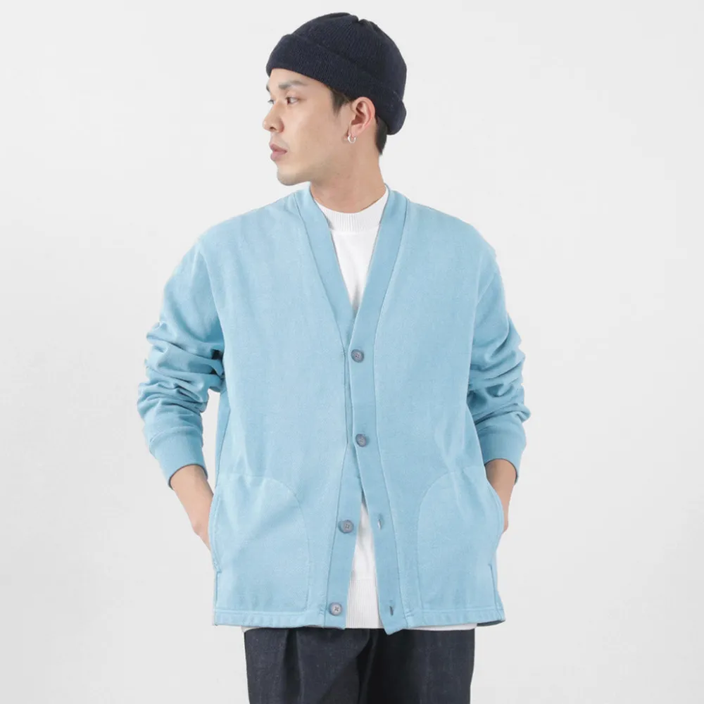 SI Cardigans^/ Moss Stitch Pigment Cardigan