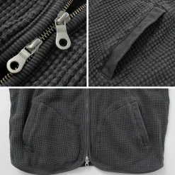 SI Sweatshirts^/ Waffle Zip Vest