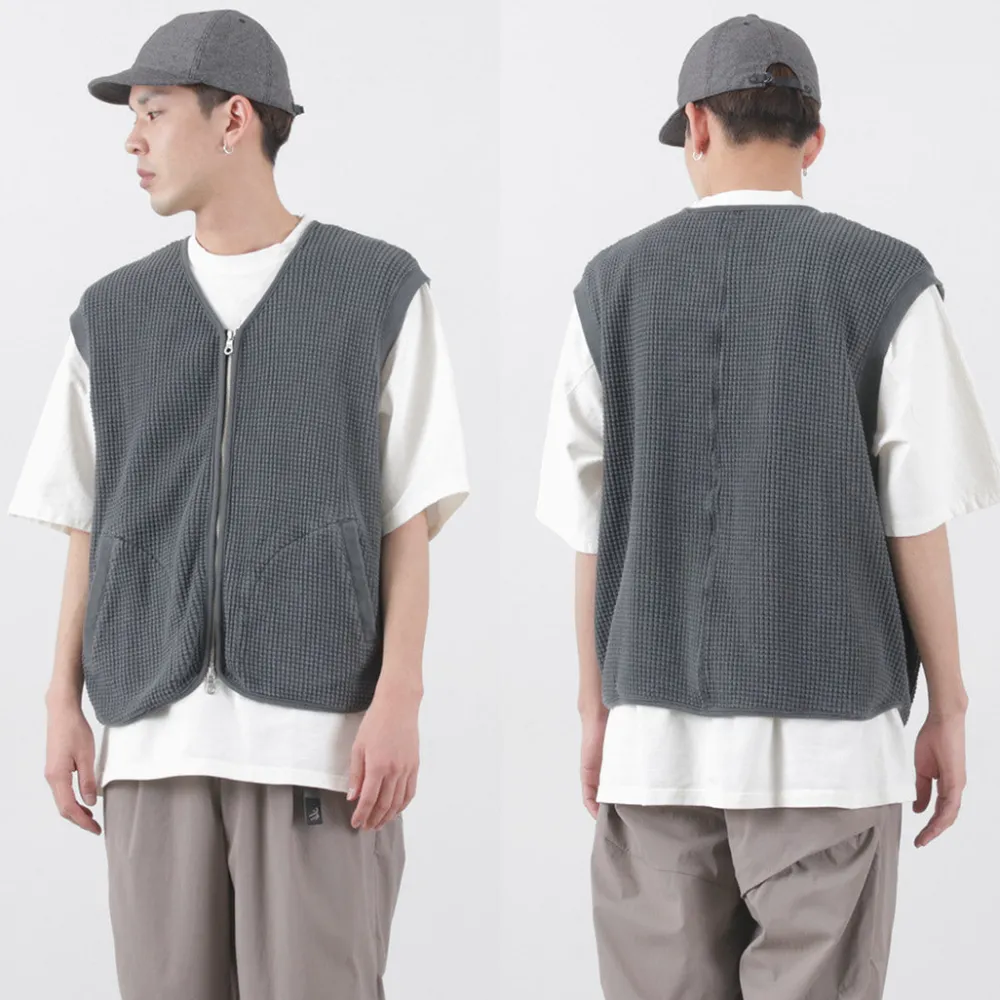 SI Sweatshirts^/ Waffle Zip Vest