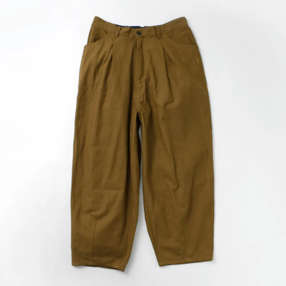 SLOW HANDS Trousers^/ Back Satin Poofy Tuck Pants