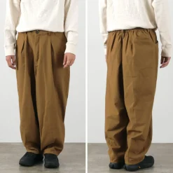 SLOW HANDS Trousers^/ Back Satin Poofy Tuck Pants