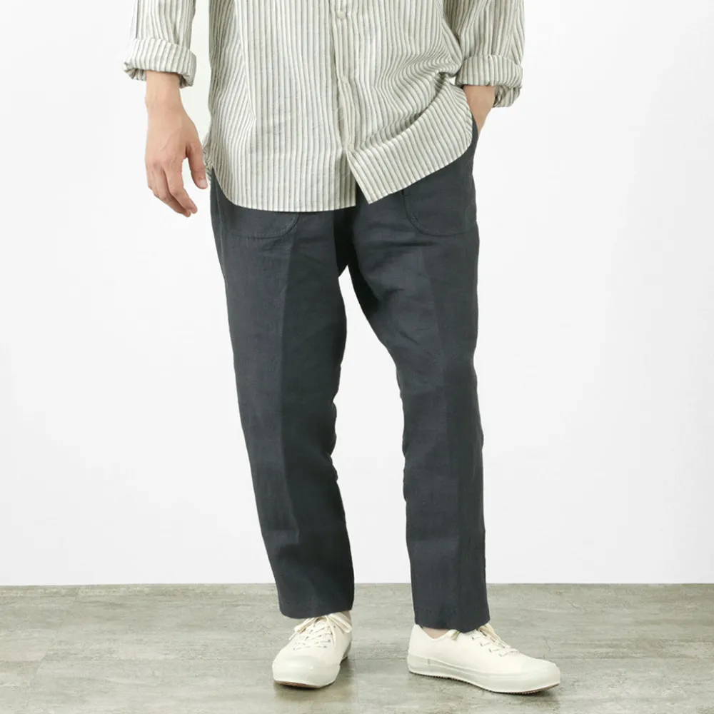 SLOW HANDS Trousers^/ Fine Linen Daytripper Pants