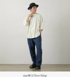 SLOW HANDS T-Shirts^/ Hemp Cotton Crew Neck T-Shirt