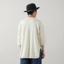 SLOW HANDS T-Shirts^/ Hemp Cotton Crew Neck T-Shirt