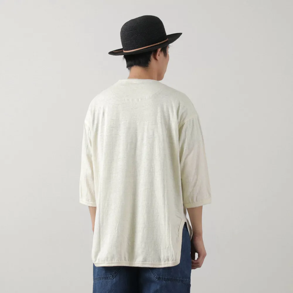 SLOW HANDS T-Shirts^/ Hemp Cotton Crew Neck T-Shirt
