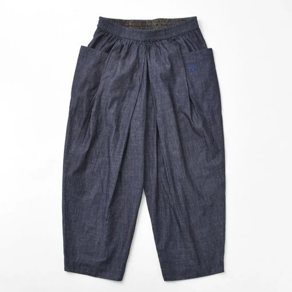 SLOW HANDS Trousers^/ Light Denim Beach Pants