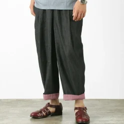 SLOW HANDS Trousers^/ Light Denim Beach Pants