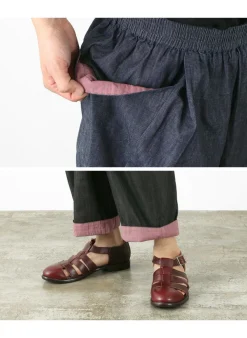 SLOW HANDS Trousers^/ Light Denim Beach Pants