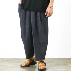 SLOW HANDS Trousers^/ Light Denim Beach Pants