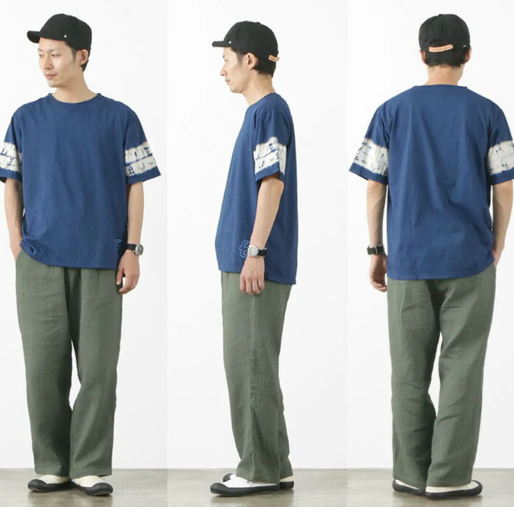 SLOW HANDS T-Shirts^/ Tie-Dye Sleeve T-Shirt
