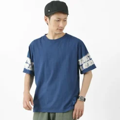 SLOW HANDS T-Shirts^/ Tie-Dye Sleeve T-Shirt