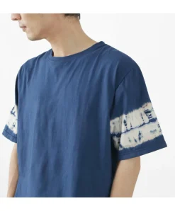 SLOW HANDS T-Shirts^/ Tie-Dye Sleeve T-Shirt