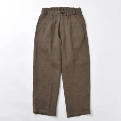 SLOW HANDS Trousers^/ Triple gauze tuck work trousers