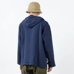 SLOW HANDS Sweatshirts^/ Triple gauze Mexican parka