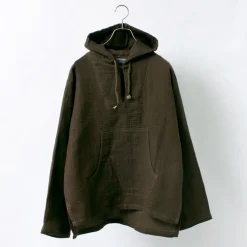 SLOW HANDS Sweatshirts^/ Triple gauze Mexican parka