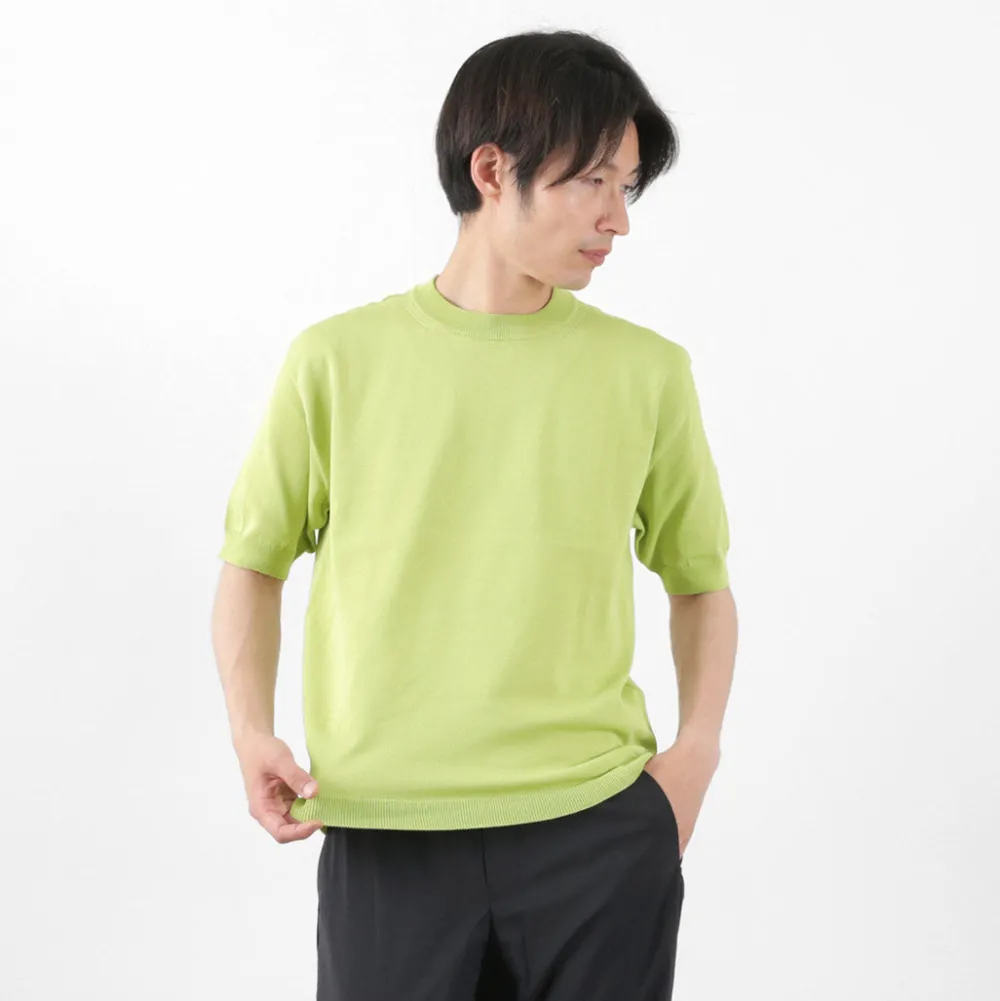 SOGLIA T-Shirts^/ Cotton Fitted Seamless Knit Tee