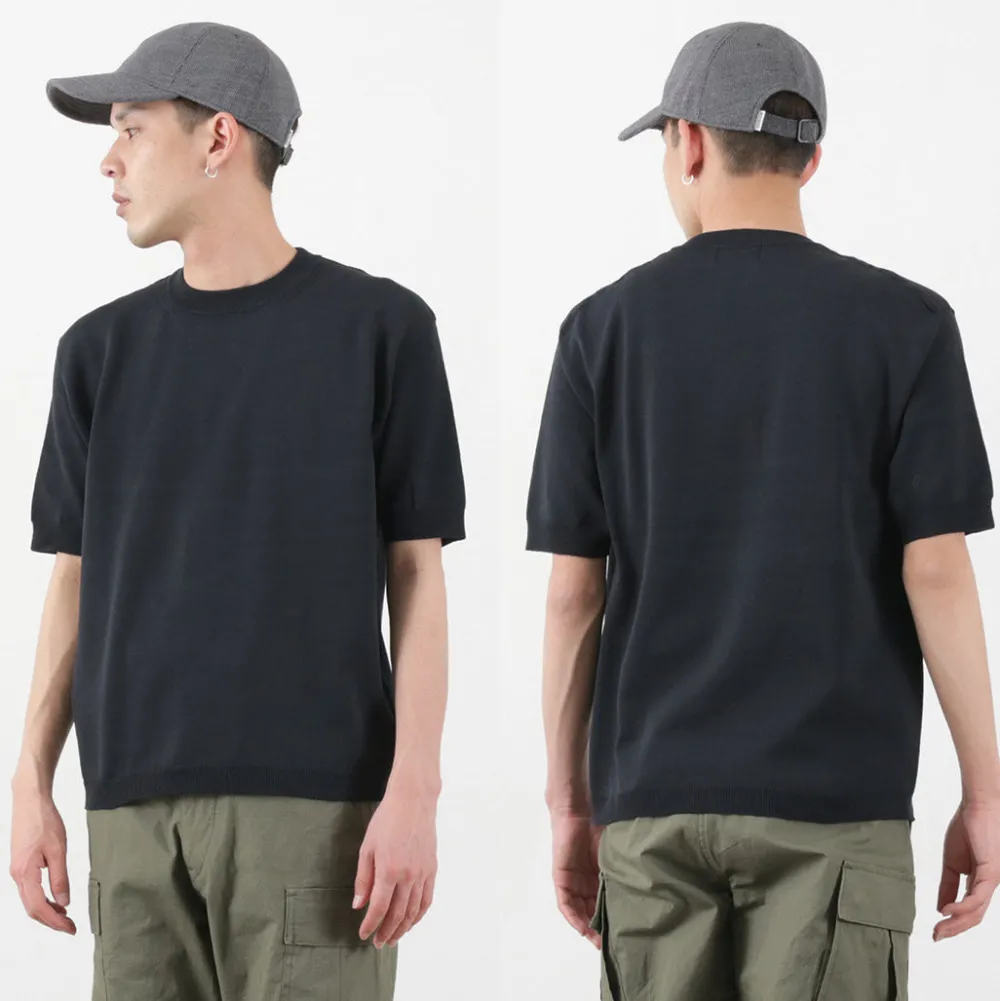 SOGLIA T-Shirts^/ Cotton Fitted Seamless Knit Tee
