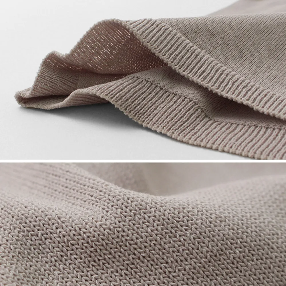 SOGLIA T-Shirts^/ Cotton Fitted Seamless Henry Neck Knit Tee