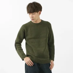 SOGLIA Knits^/ LANDNOAHBritish Wool Crewneck Sweater