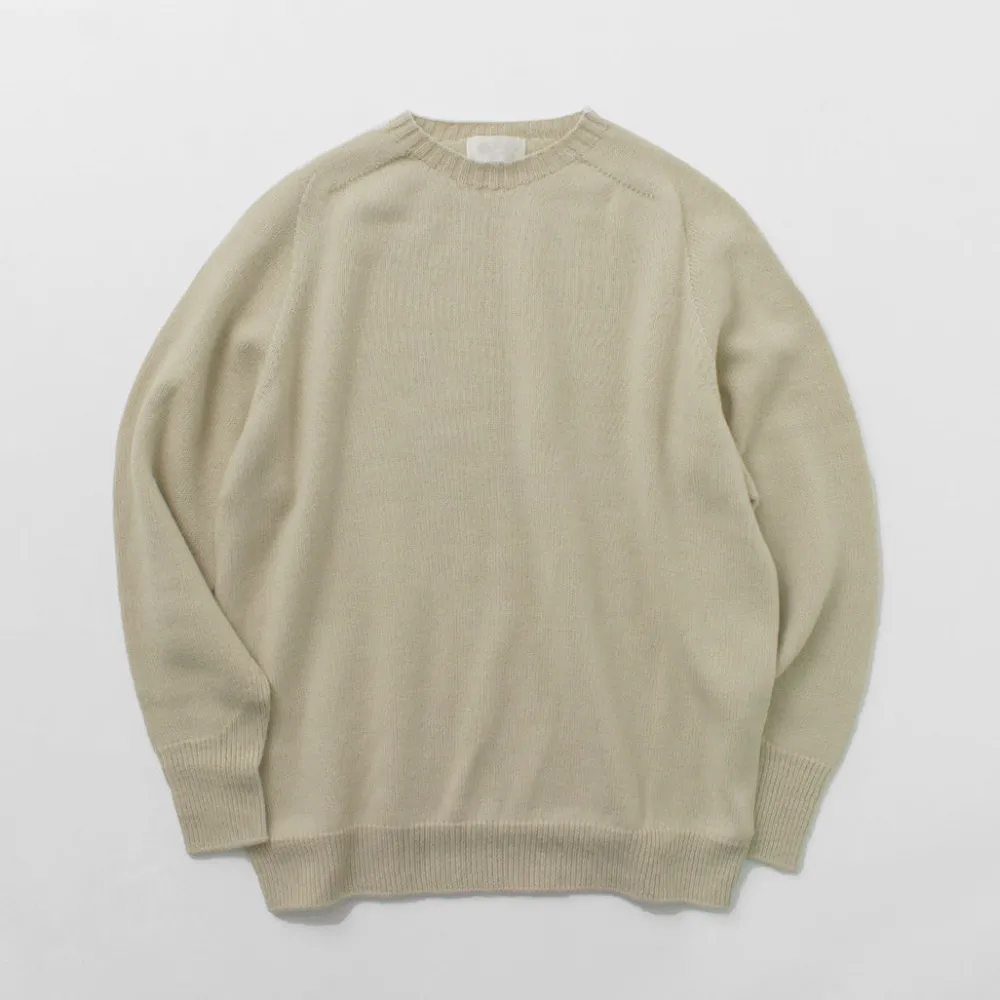 SOGLIA Knits^/ Weaners Seamless Merino Wool Crew Neck Sweater