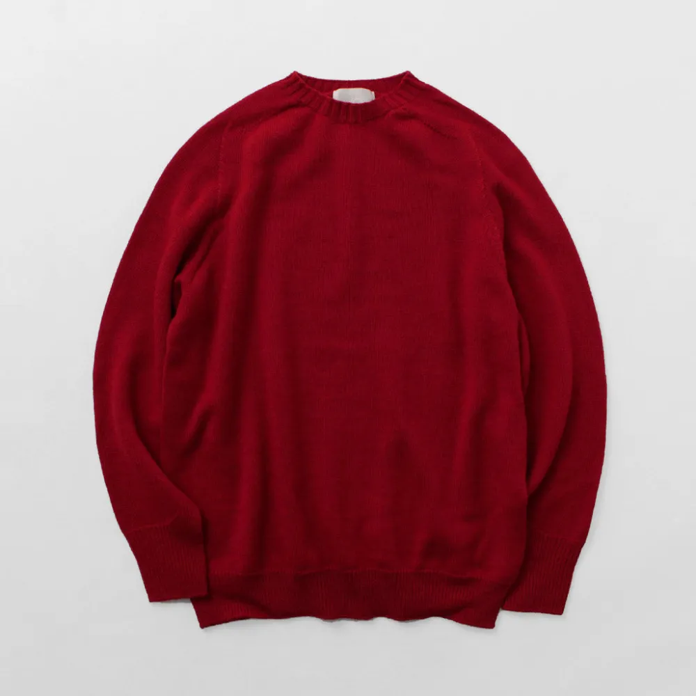 SOGLIA Knits^/ Weaners Seamless Merino Wool Crew Neck Sweater