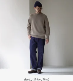 SOGLIA Knits^/ Weaners Seamless Merino Wool Crew Neck Sweater
