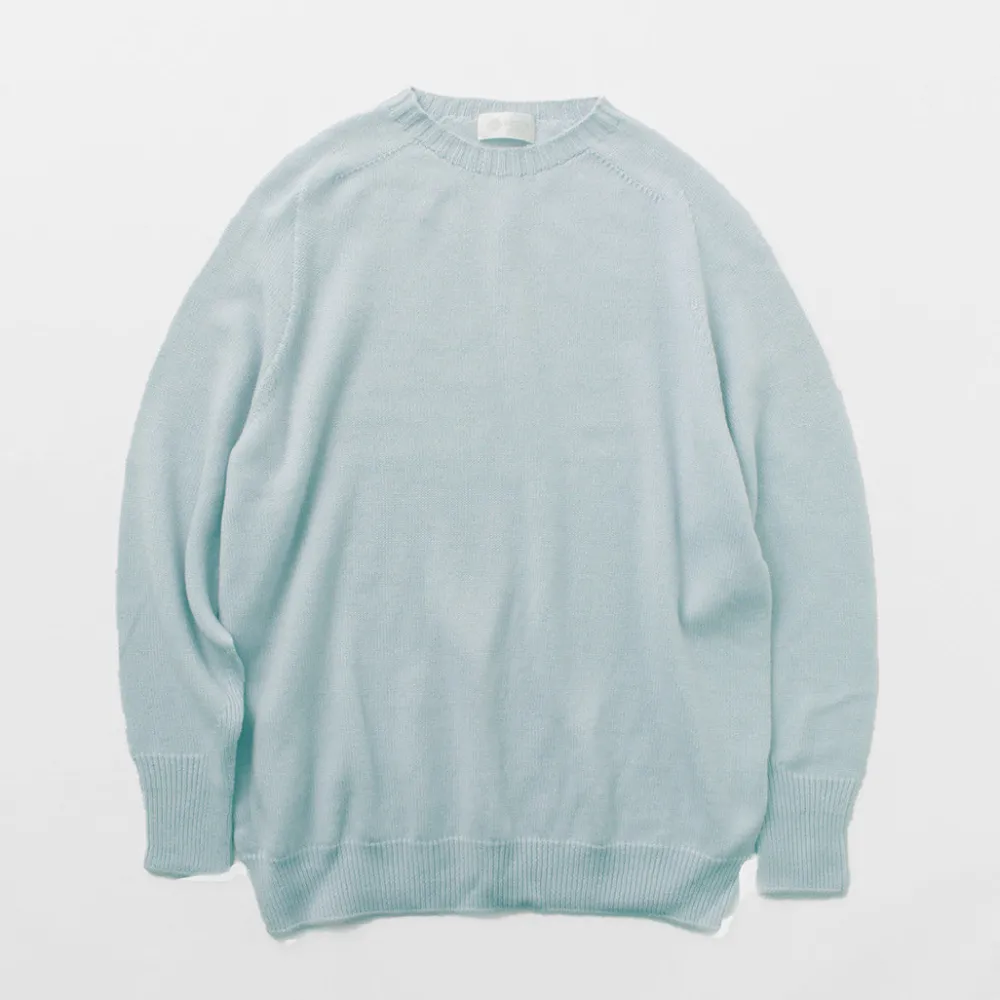 SOGLIA Knits^/ Weaners Seamless Merino Wool Crew Neck Sweater
