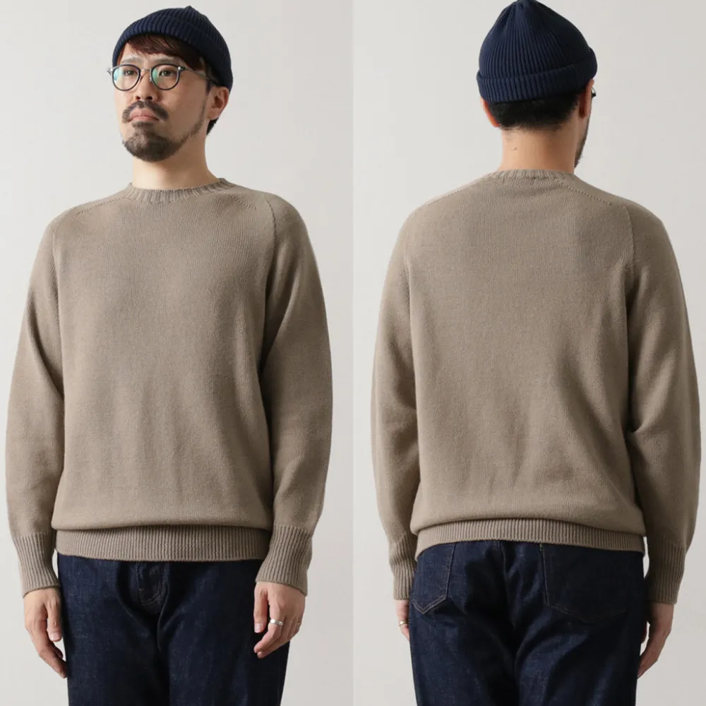 SOGLIA Knits^/ Weaners Seamless Merino Wool Crew Neck Sweater